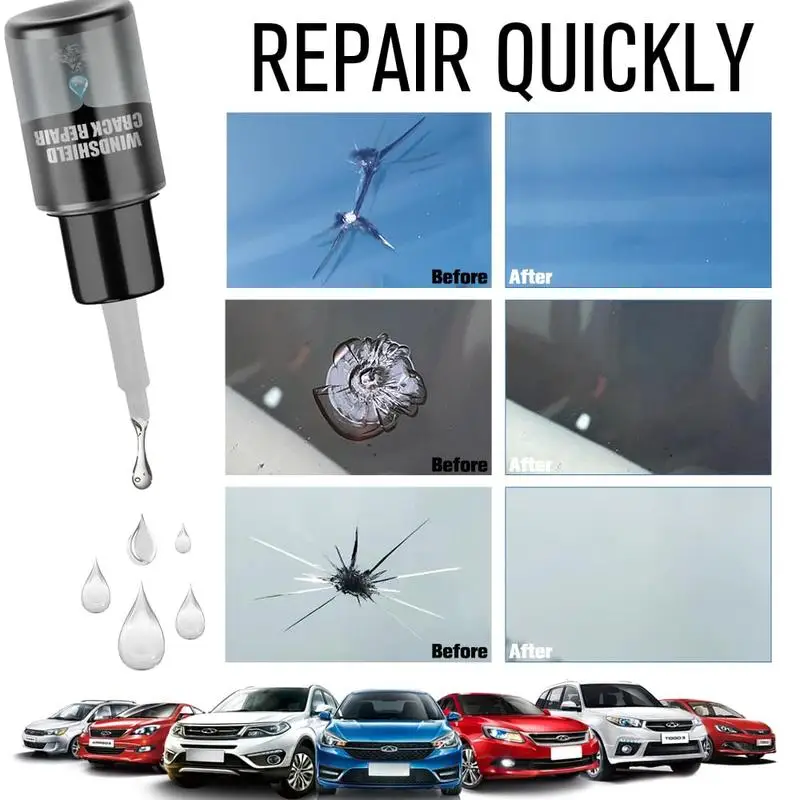 Windshield Crack Repair Fluid Car Window,Car Windshield Repair Kit Windshield Crack Repair Kit Automotive Windscreen Tool