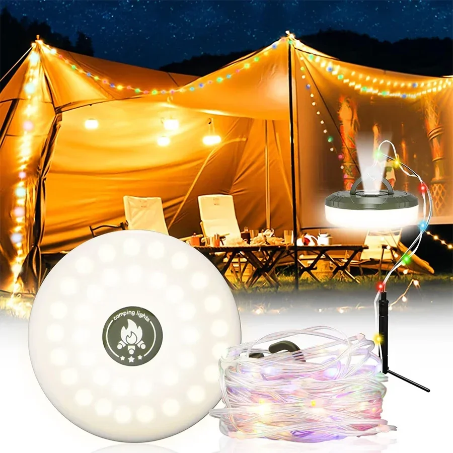 4-in-1 Camping Light LED Reel  - Outdoor Camping Lights String review and price