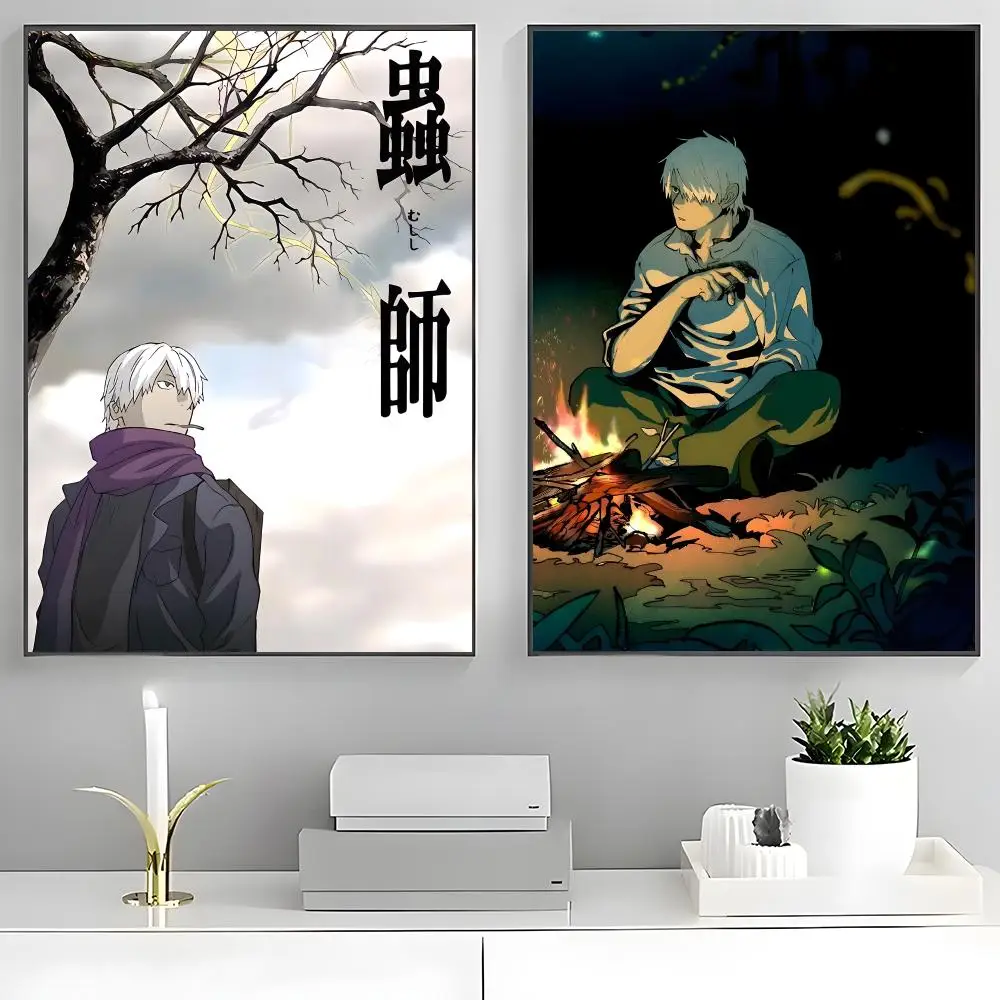 M-Mushishi Poster Poster Stickers Painting Mural HD Wall Decals for Bedroom Living Room Home Self-Adhesive