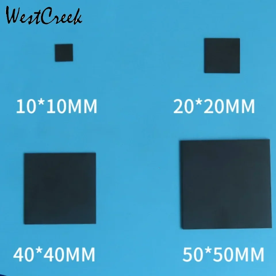 10x10/20/50mm Silicon Nitride Ceramic Sheet/Plate  Ultra-thin High Hardness High-temperature Resistant Thermal Insulation Si3N4