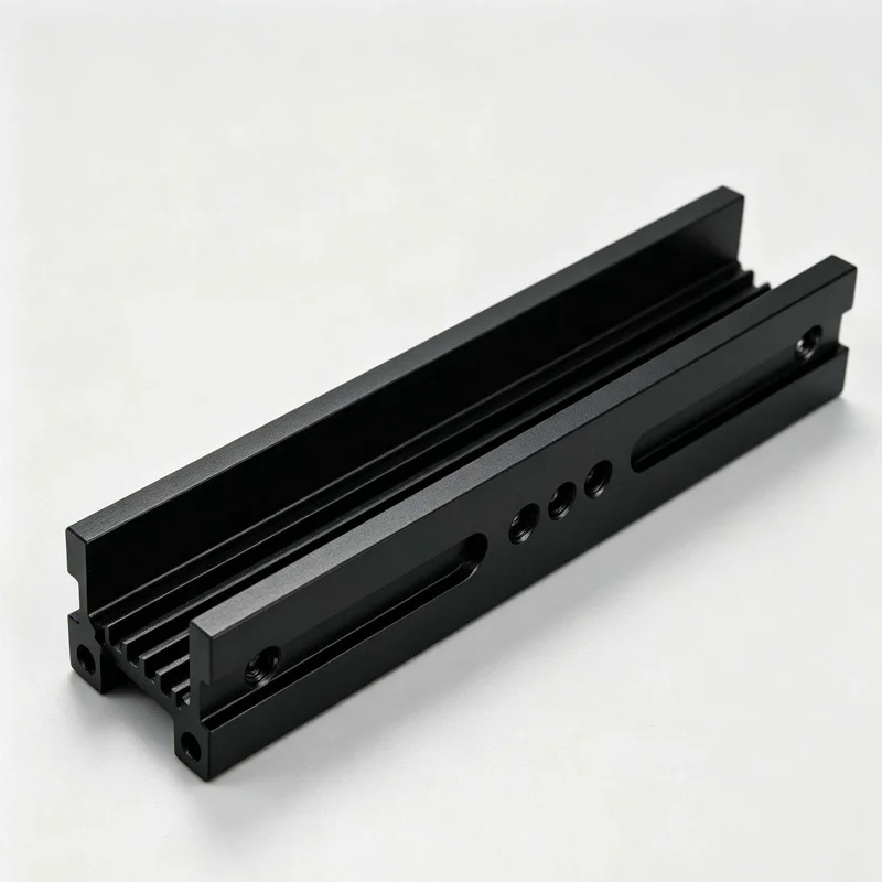 Factory Custom CNC Turning Milling Parts Fast Prototype Service Custom Anodized Black 5 Axis CNC Machining Part