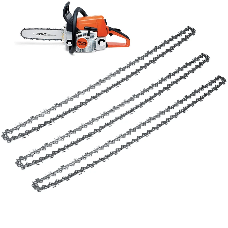 20 Inch Chainsaw Guide Bar with 3pcs Saw Chain 3/8 72DL 63" For STIHL MS290 MS291-310-340-360-380-391-440