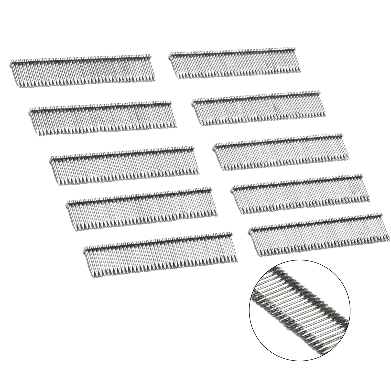 Steel Cement Nails Silver Straight Nailing Tool 400 Pcs/Box Accessories For Flooring Cement For ST18 Manual Nailer High Quality