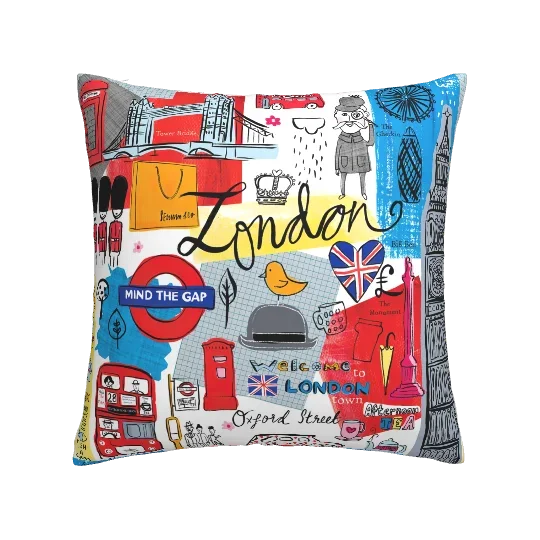 Home Decor Living Room Sofa Graffiti Cushion Cover Pillowcase Bedroom