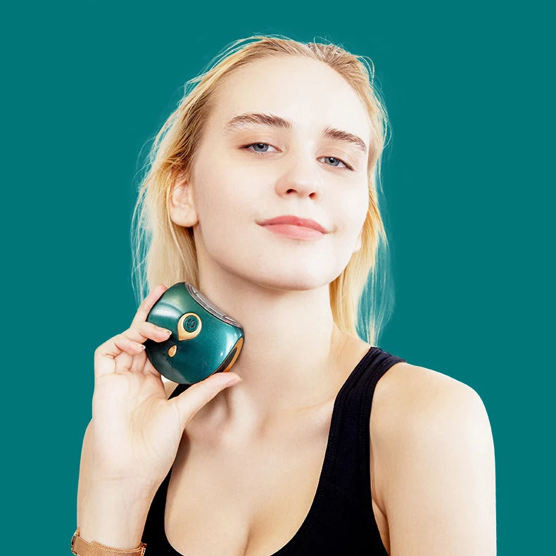 Équipement de beauté du visage, dissolvant de rides chaud et froid, masseur Ems, Lifting du cou, dispositif de soins de la peau