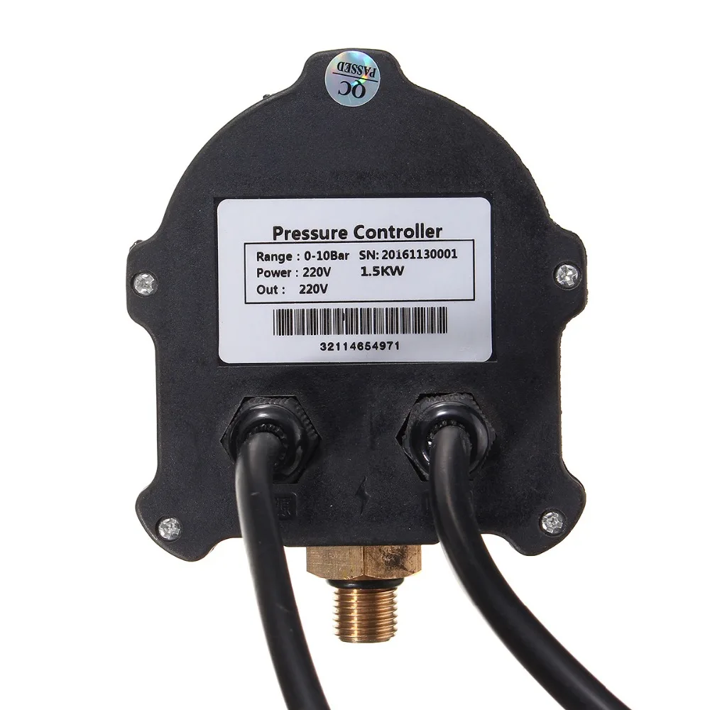 ALLSOME Automatic Digital Pressure Controller ON OFF Switch 220V For Water Ail Gas Pump HT2024