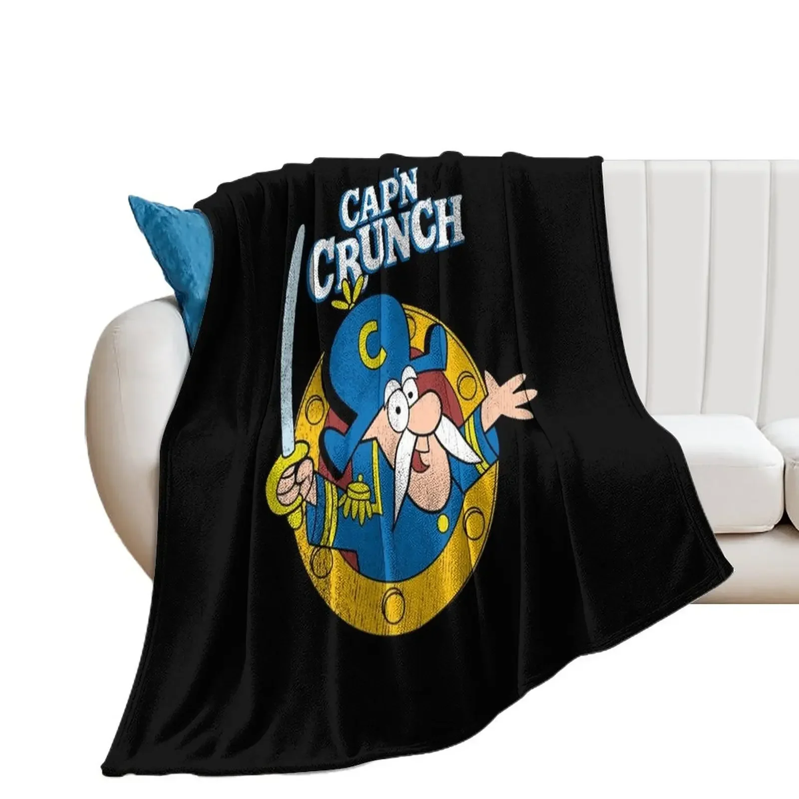 

Vintage Crunch Cereal T-Shirt Throw Blanket Flannels Beach sofa bed Blankets