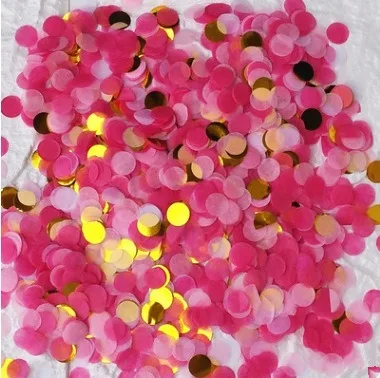 10g/bag Round Confetti Tissue Paper Pink Dots Filling Balloon Baby Shower  Birthday Party Decoration DIY Accessories Wedding SFX