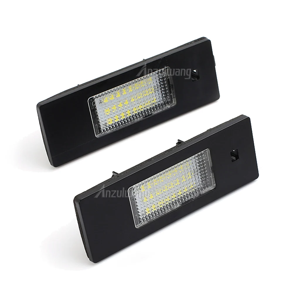 LED License Plate Ligh For BMW E81 E85 E86 E87 E36 No Error Canbus Car Accessories Car Lamp 6500K White Car Light Source