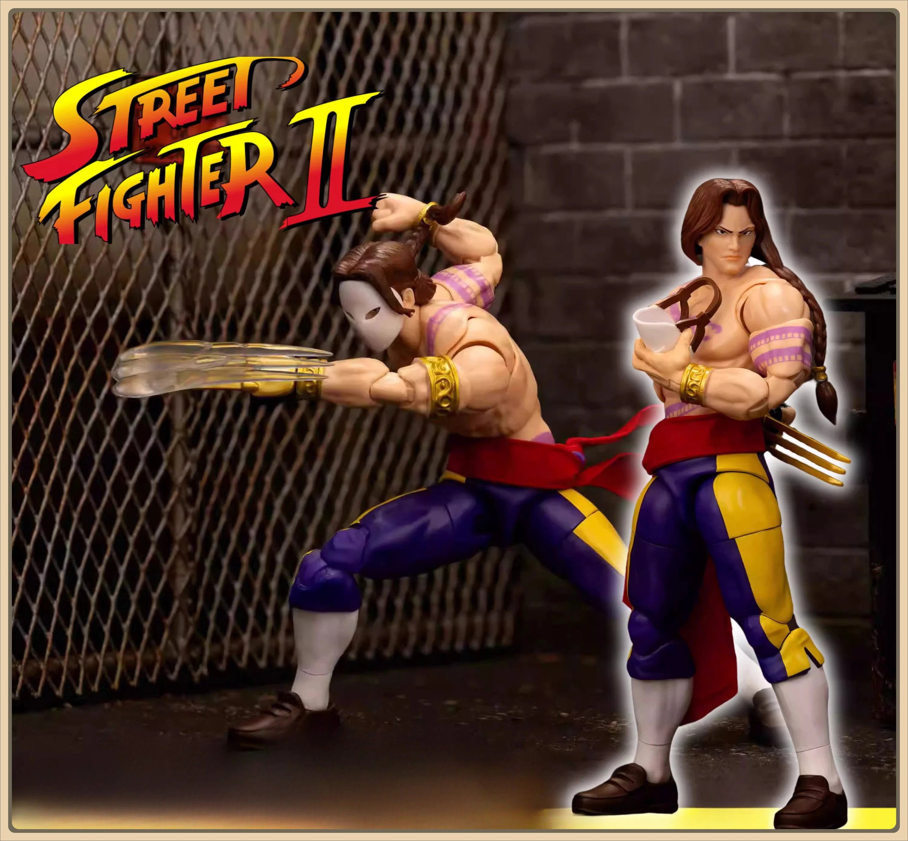 

In Stock Original Jada Street Fighter Vega The Final Challengera Action Figures Balrog Anime Figure Model Doll Toys Kids Gift
