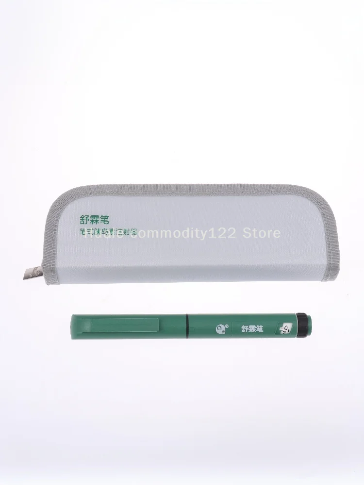 

Ручка для инсулина, автоматический шприц, подходящая ручка для инсулина, 300 единиц на 3 мл, с сумкой для хранения, ручка для инъекций инсулина Shulin