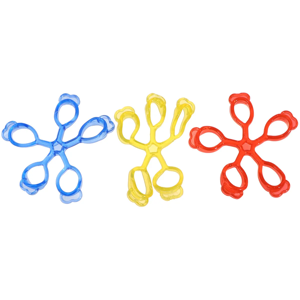 3Pcs Finger Force Tension Trainer Portable Guitar Hand Exerciser Finger Strength Tool for Rehabilitation Speed Independence