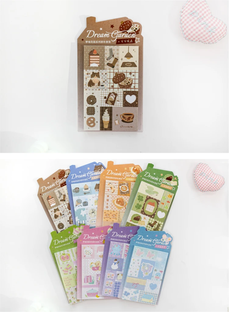 Journal GO 50 Stück Ästhetische Traumgarten-Aufkleber für Karten, Tagebuch-Dekoration, Scrapbooking, DIY-Landschaftsmaterialien, Abziehbilder – Detail 12