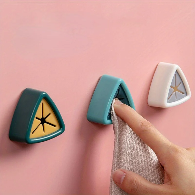 3pcs towel plugs, dishcloth hooks, towel plugs, dishcloth hooks, cloth plugs, wall mounted towel holder without drilling