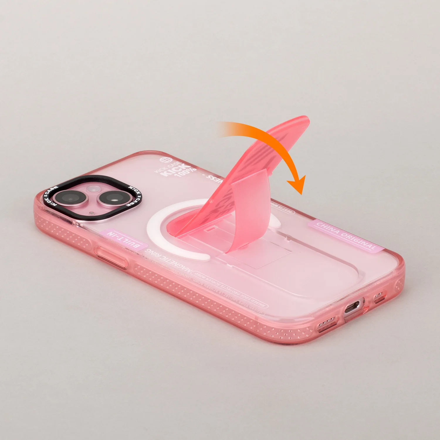 Custodia Push-pull stand Matte skin-feeling per iPhone 15 Pro Max custodia magnetica di alto livello per iPhone 15 Pro 14 Pro Max