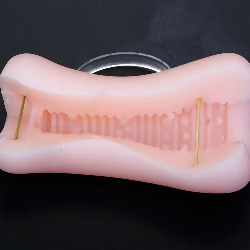 Manual Masturbator Soft Silicone Realistic Anal Artificial Pocket Pussy Penis Exerciser Suitable for Beginners Erotic Sex Toys view 4