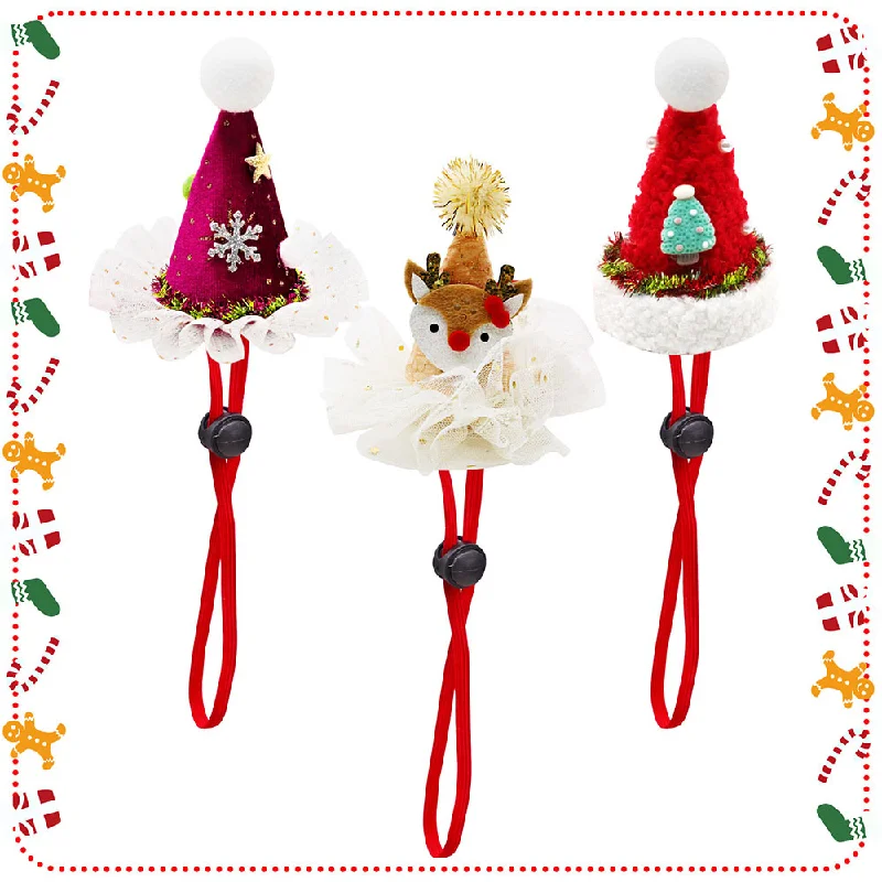 Christmas Pet Hat ELK Cosplay Deer Accessories Dog And Cat Merry Christmas Gift Santa Claus Celebrating Decoration Festival