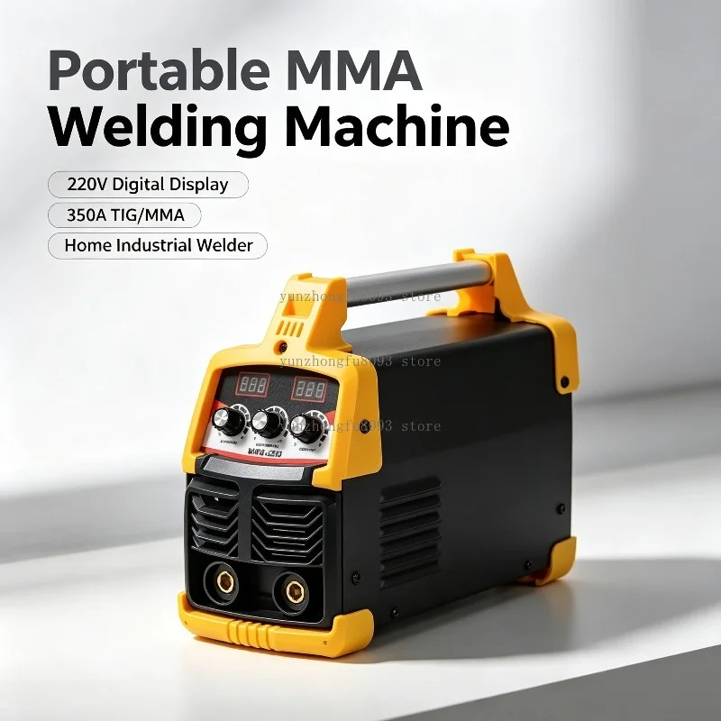 MMA-250 Portable Welding Machine, 220V Digital Inverter Arc Welder, 350A TIG/MMA Welding Tool for Home & Industrial Use