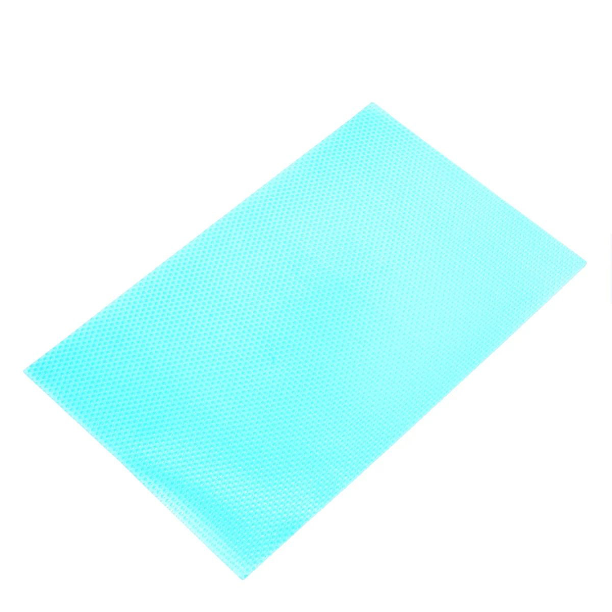 

4pcs Refrigerator Pad Moisture Absorption Pad Mat Table (Transparent Blue) fridge pad fridge shelf liner