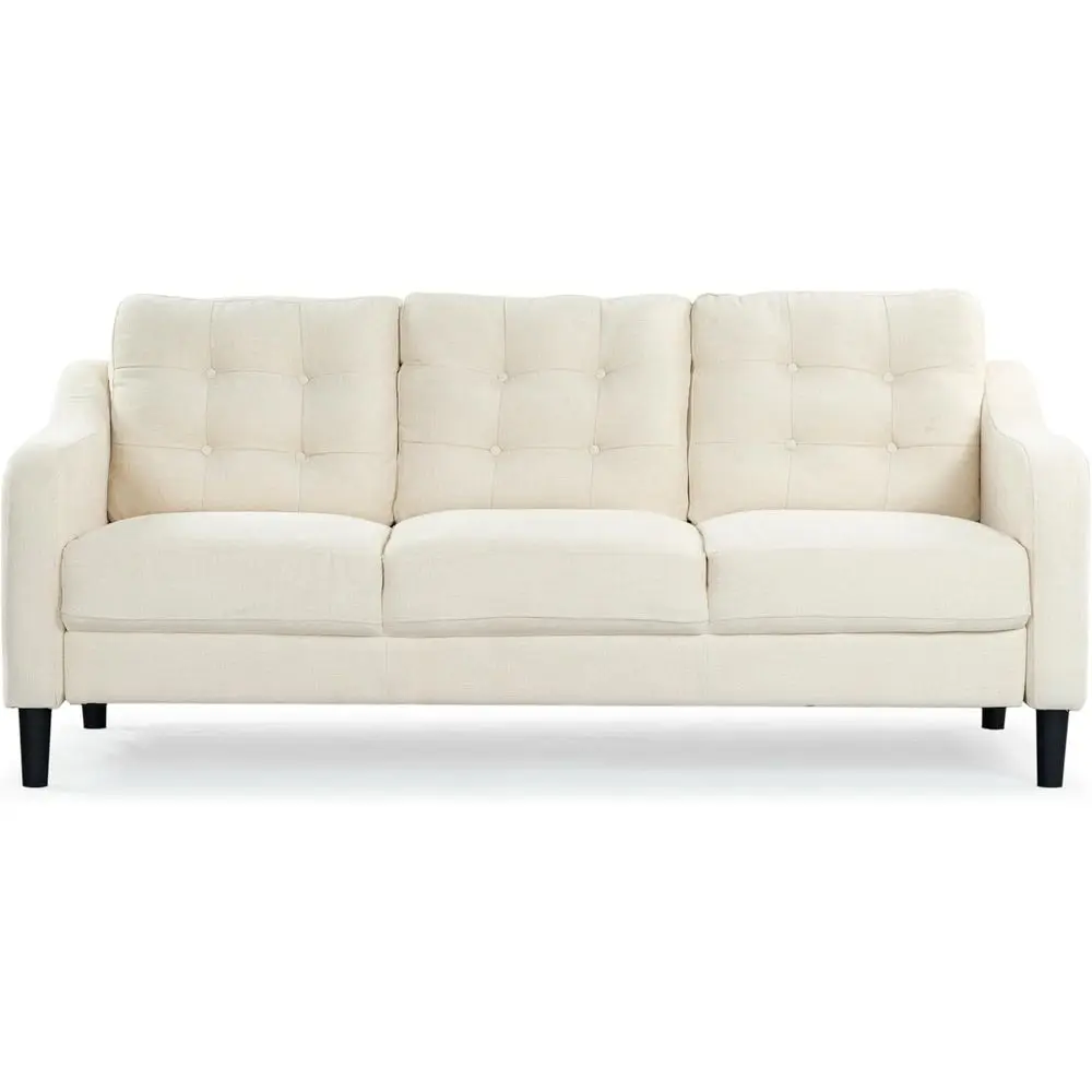 

Nathaniel Collection Cream 3-Seater Sofa in Couture Style