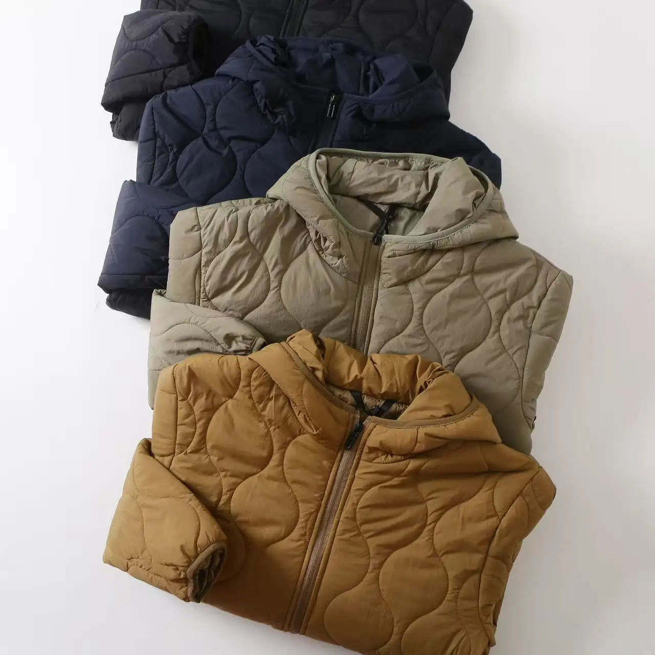 

Waterproof Warm Retro Gourd Pattern Embroidered Cotton Jaet Couple Autumn Winter Hooded Coat Youth Casual Faion Long Sve