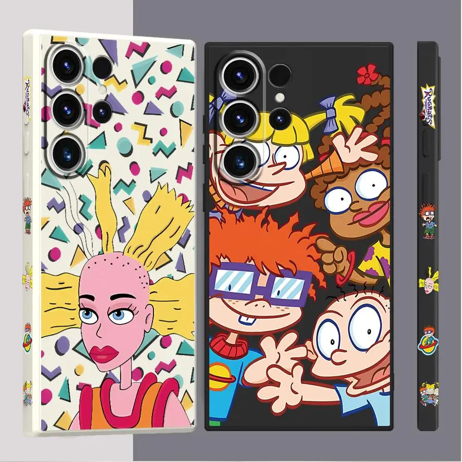 Funda blanda con personajes de anime y dibujos animados para Samsung Galaxy S21 Plus Note 20 10 Ultra S22 Ultra S25 Edge S24 FE S20 S23