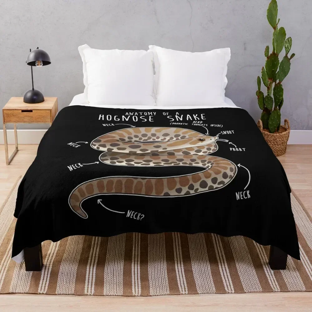 

Anatomy of a Hognose Snake Throw Blanket bed plaid Comforter For Decorative Sofa Hairys Blankets