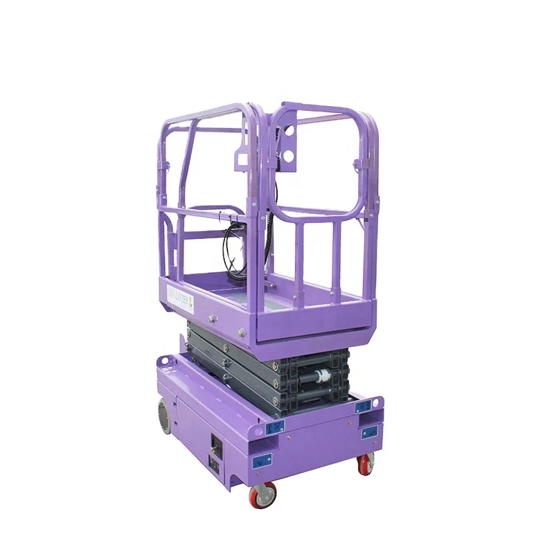 YG Electric Scissor Lift Scaffolding Small Size Self Moving Hydraulic Scissor Lift Price