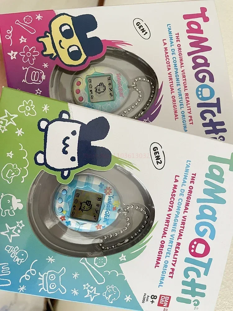 Bandai oryginalny Tamagotchi 25. rocznica elektroniczne wirtualne zwierzęta maszyna konsola do gier zabawki dla dzieci Kawaii urodziny prezent dla