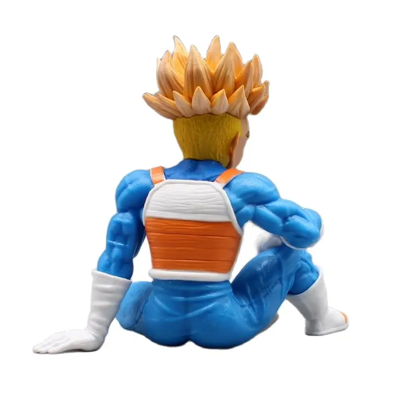 Figura de animación de Dragon Ball Torankusu Trunks, Super Saiyan, modelo de Anime de película de dibujos animados, Kit de garaje, adornos, muñeca de decoración, 6"