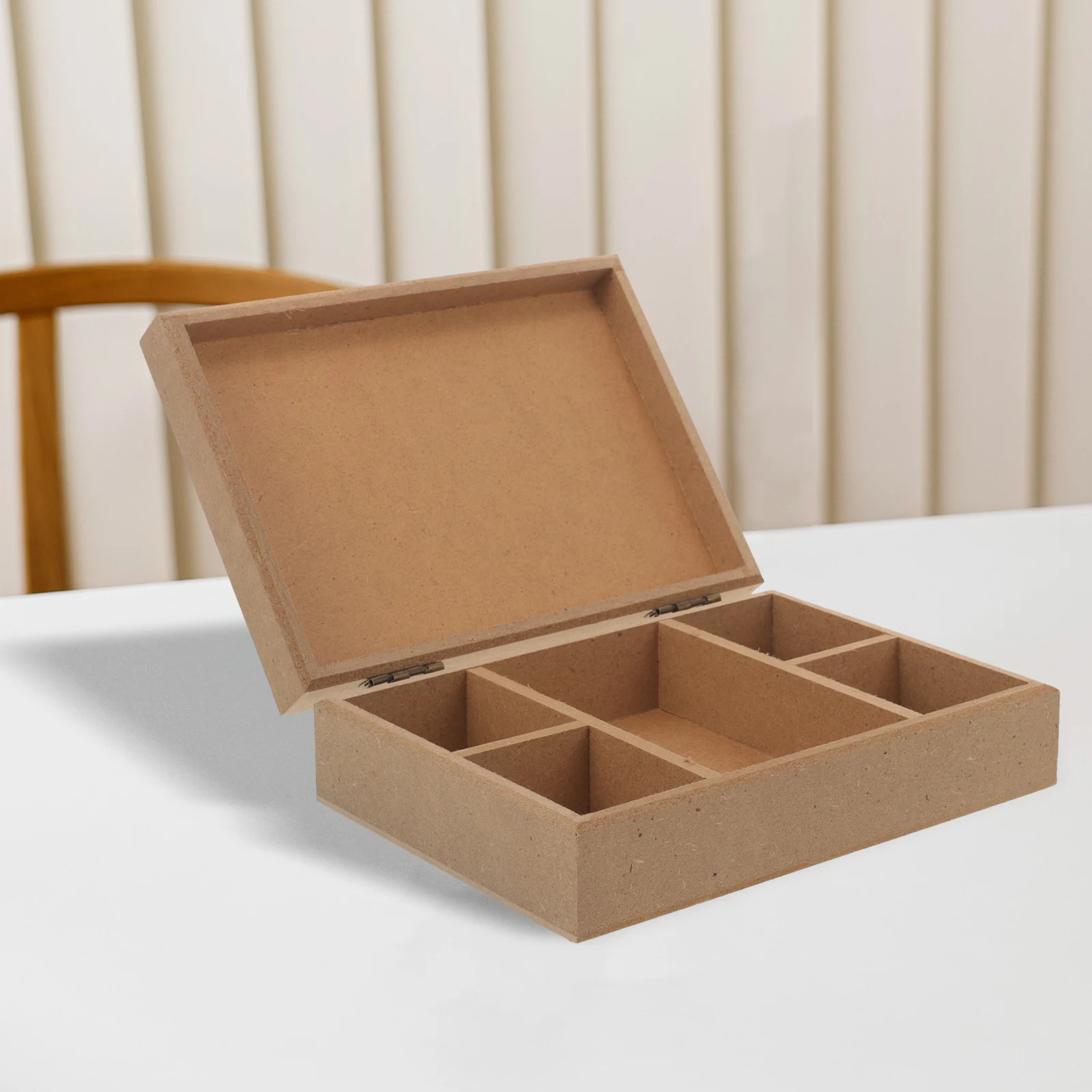 

Wooden Storage Box Unfinished Blank Wood Crate Smooth Surface Diy Crafts Decoration Small Treasure Chest With Lid For Art