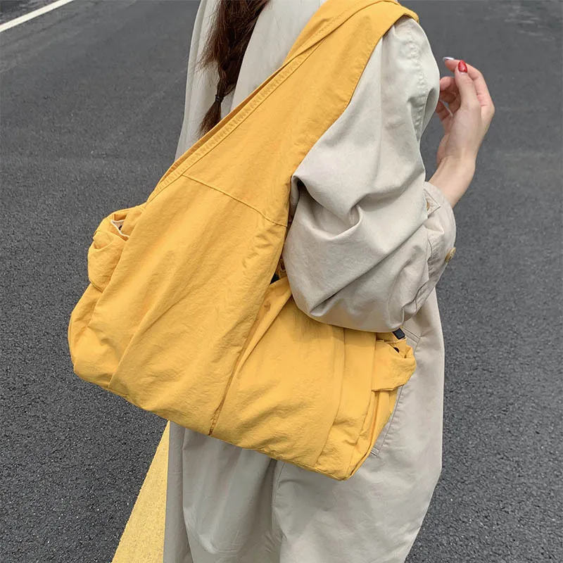 

New Small Satchel Shoulder Bag Handbag Women's Bag Yoga Travel Niche Large-capacity Leisure Bag Lazy Wind