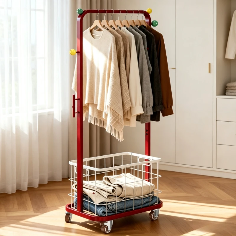 Hanging Storage Clothing Rack Bedroom Storage Hallway Carts Coat Rack Space Saving Heavy Perchero De Pie Room Furniture