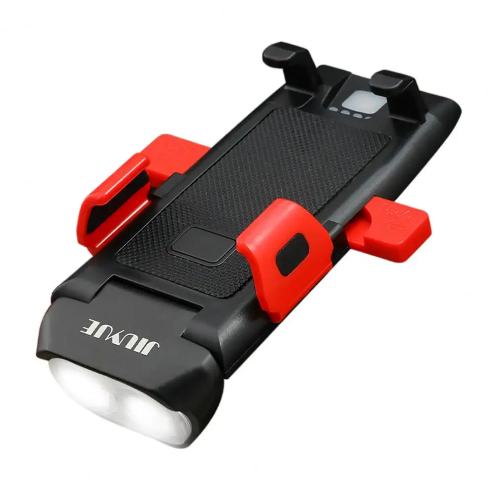 

Держатель для телефона на велосипедной фаре с регулируемой скоростью 130 дБ, дорожная светодиодная лампа для ночной езды, Bluetooth-динамик, велосипедный звонок