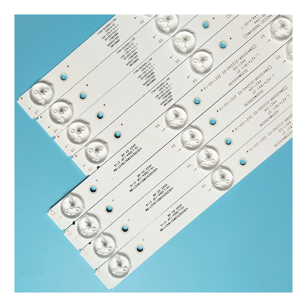 LED 43 بوصة شريط إضاءة خلفي CRH-A4330300104L6CNRev1.0 CRH-A4330300105R6CNRev1.0 43UG620V 43UJ620V 43UJ620Y SW43D09L-ZC22AG-02