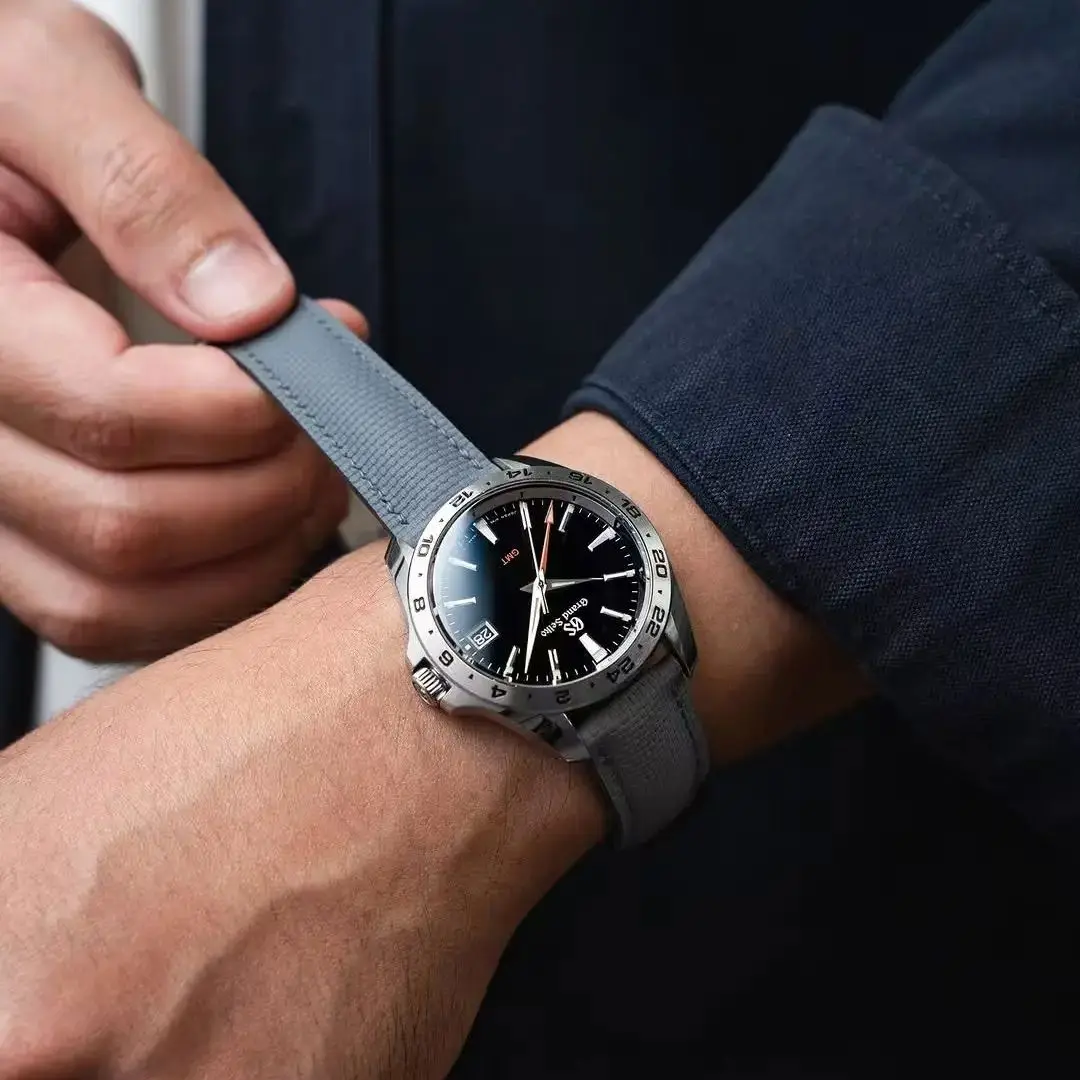 New Design Sailcloth Signature Strap delug design For Seiko Rolex Omega Cartier Santos Signature Watch 18/19/20/21/22mm Size