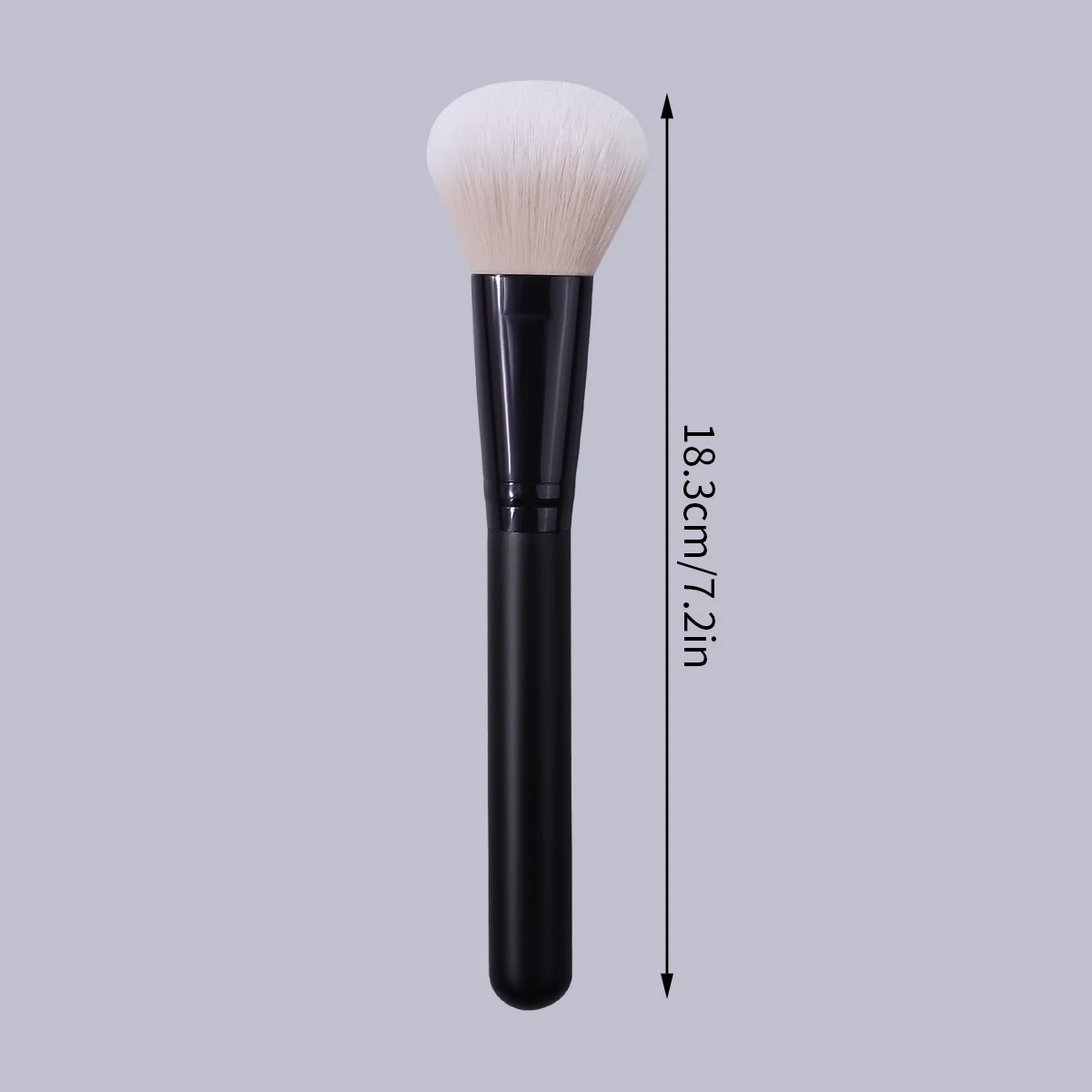 Schwarz Lose Pulver Pinsel Multifunktions Make-Up Pinsel Make-Up Werkzeug Synthetische Faser Holzgriff Gesicht Rouge Pinsel Kontur Pinsel