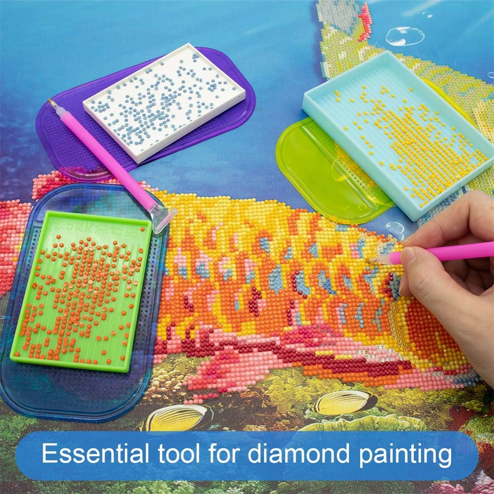 Anti-slip Tools Sticky Mat For Diamond Painting Sticky Gel Pad Non-slip Diamond Art Painting Pen Accessories Drill Pen Muti Tips