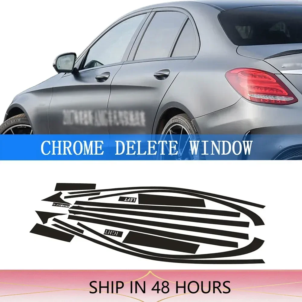 メルセデス・ベンツ-cクラス-w205（2015年～2022年）用、新しい保護ステッカー。外装トリムの保護、外装保護アクセサリー、光沢仕上げ。