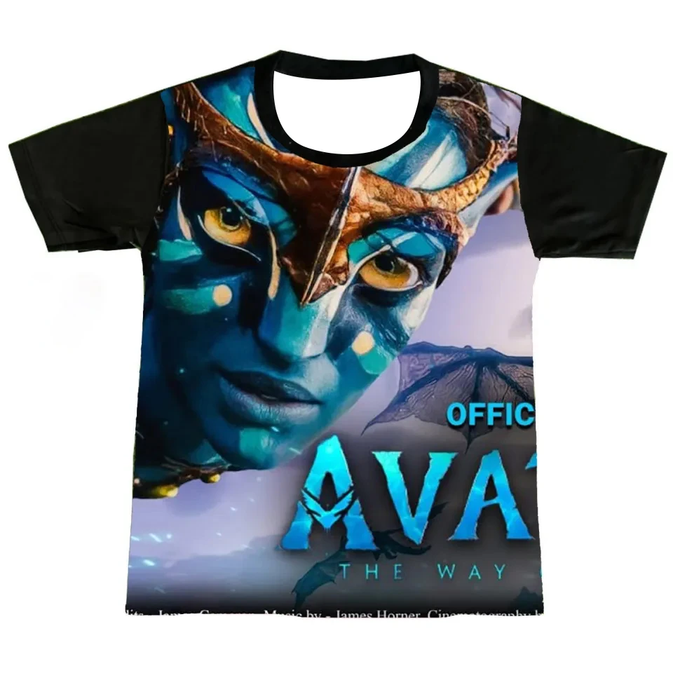 Newest Adult and Kids Avatar: The Way of Water 3D Printed T-Shirt, Immersive Pandora Planet, Sci-Fi Style Street Smash