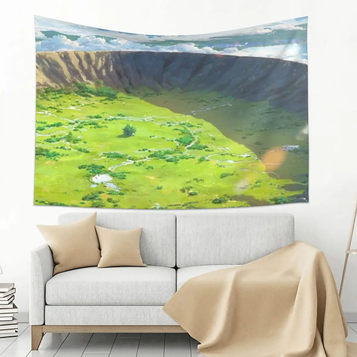 

Kimi no na wa scenery Tapestry Home Decoration Bathroom Decor Luxury Living Room Decoration Tapestry
