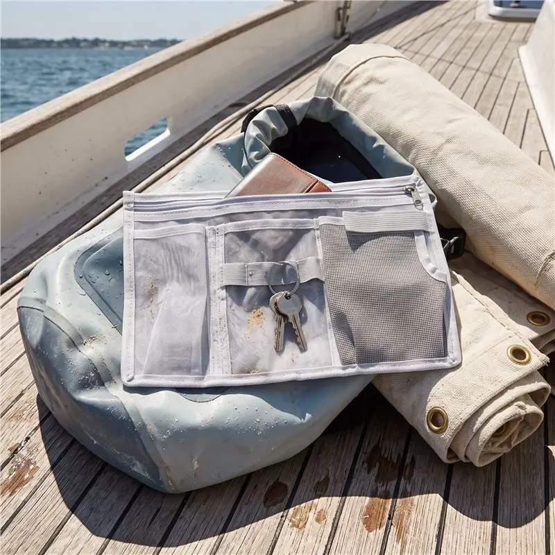 LLCS-For Bogg Bag For Bog Beach Tote Bag Compatible Mesh Organizer Phone& Cup Holder, Divider Pouch