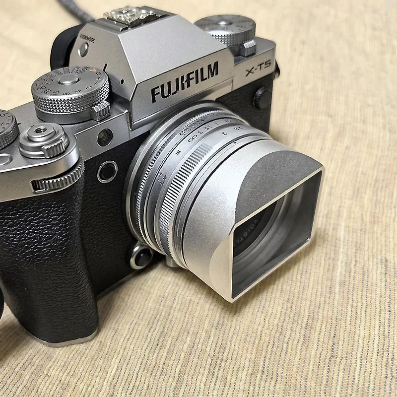 Voigtlander COLOR-SKOPAR 18mm F2.8 角形フード VOIGTLANDER 27mm F2 COLOR-SKOPAR 18mm F2.8用メタルスクエアレンズ