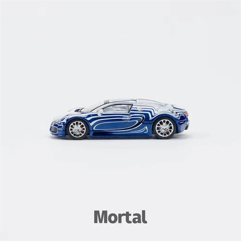 Mortal 1:64  Bugatti Ceramic Dragon black Blue white limited500  Diecast Model Car