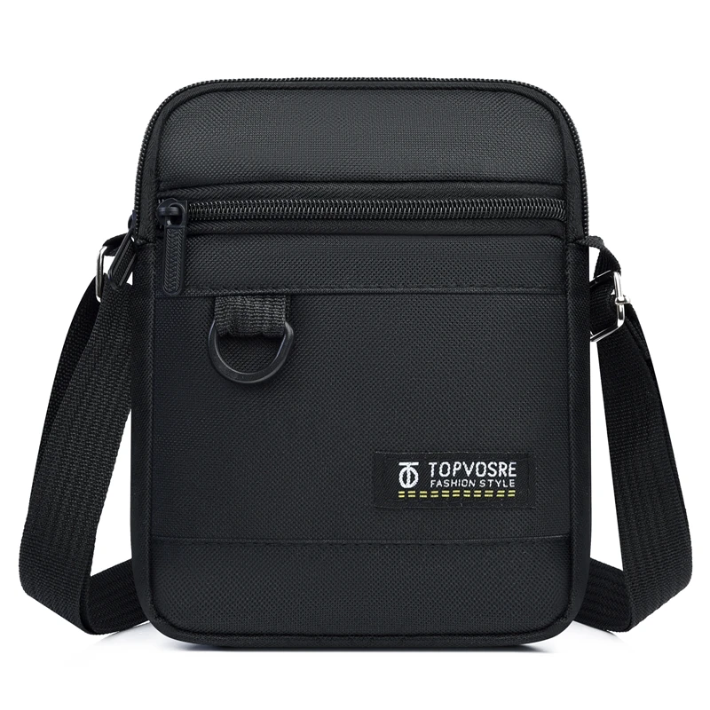 

Новая мужская сумка через плечо из ткани Оксфорд, портативная дорожная сумка через плечо, повседневная универсальная вертикальная модная сумка для мобильного телефона