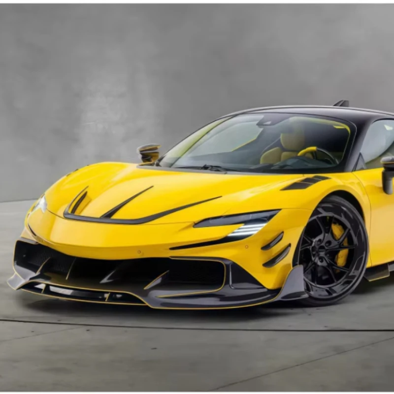 

Upgraded M-style High-quality Dry Carbon Fiber Front Lip Body Kit, Suitable for Ferrari SF90 Car Parts