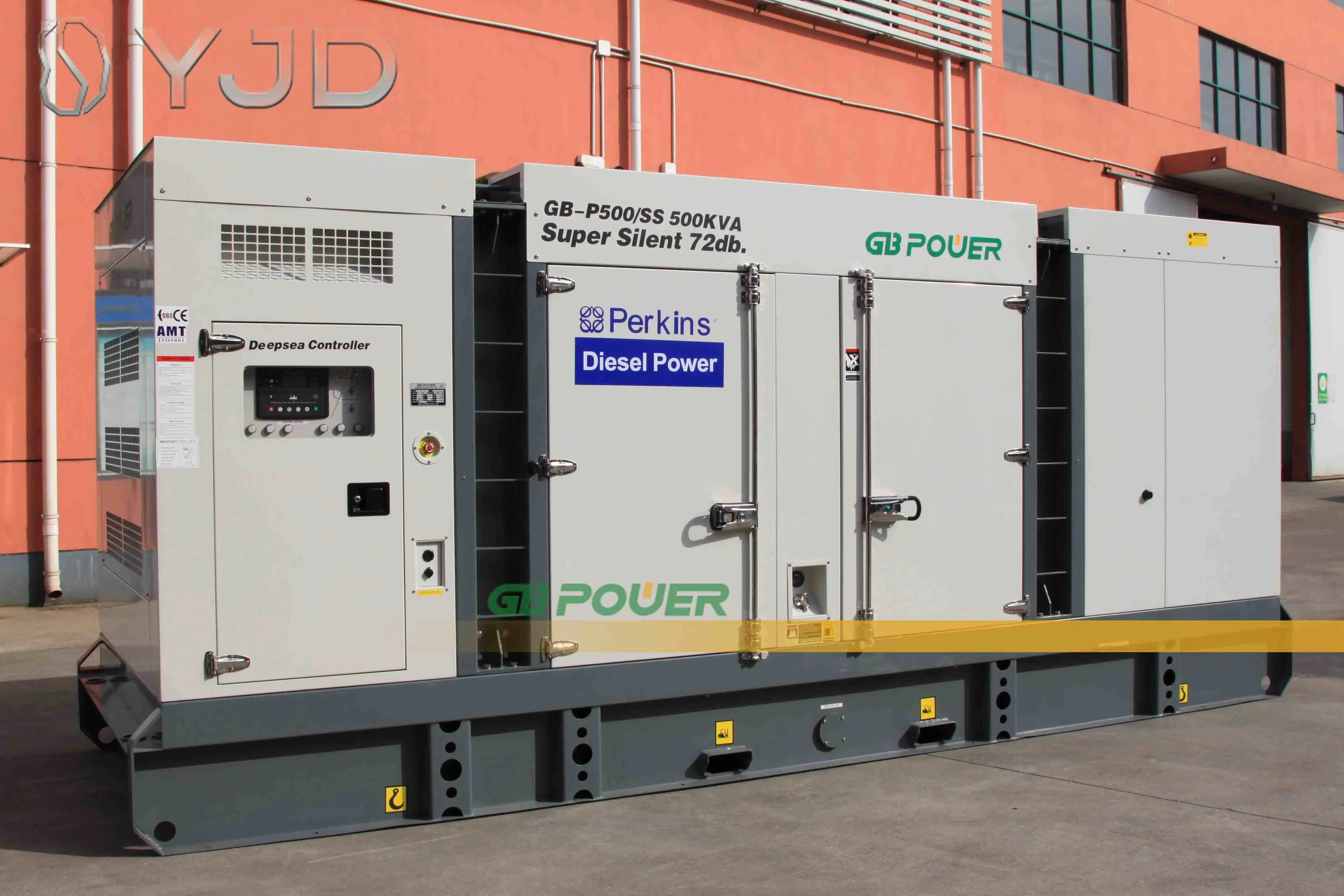 400KVA/320KW DIESEL GENERATOR SET SUPER SILENT TYPE GB POWER