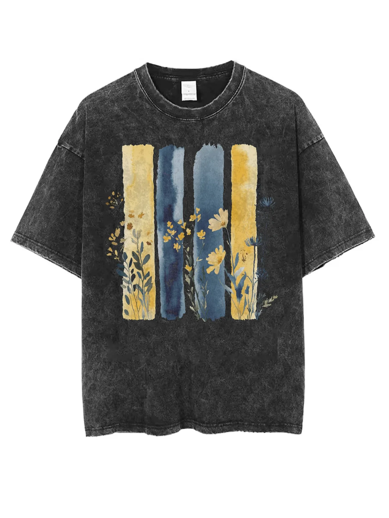 تي شيرت أسود مريح مغسول الأكثر مبيعًا، فضفاض مناسب بطباعة الهالوين ورقبة دائرية، ملابس شتوية غير رسمية للنساء والرجال