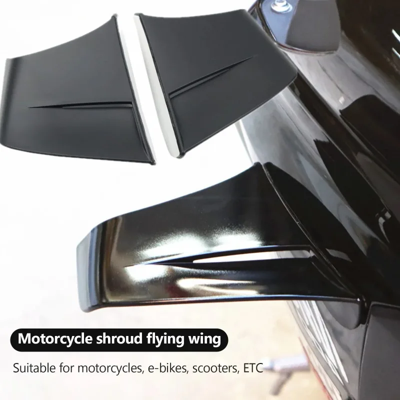 

Universal Motorcycle Winglet Aerodynamic Spoiler Wing Kit with Adhesive Motorcycle Decoration Sticker For Yamaha R3/R25 CFMOTO