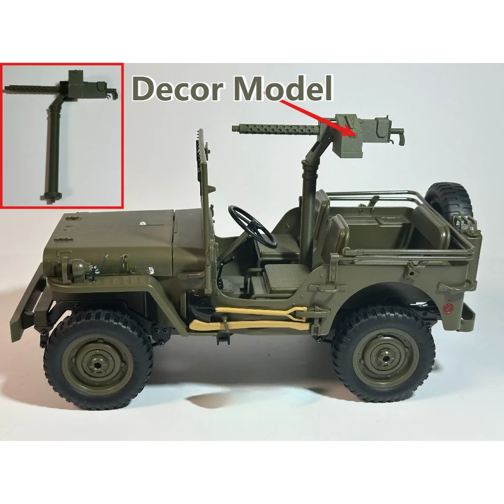 RC Crawler Scale Decor Model V2 custom size Hobby Accessory for JJRC C8815 1/10 Off Road RC Car Simulation Decor Part